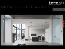 Tablet Screenshot of bartvanwijk.com